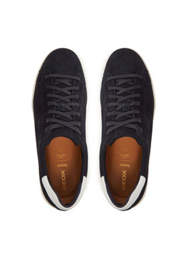 Geox Sneakersy U Spherica Ecub-1 U45GPC 00022 C4002 Granatowy. Kolor: niebieski. Materiał: zamsz, skóra