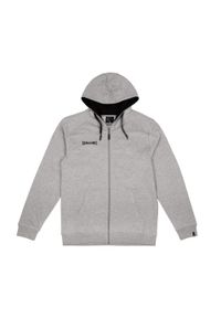 SPALDING - Dziecięca bluza z kapturem zapinana na zamek Spalding Flow. Typ kołnierza: kaptur. Kolor: szary #1