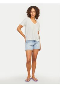 JJXX T-Shirt Annie 12255655 Biały Regular Fit. Kolor: biały. Materiał: bawełna #4