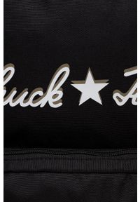 Converse plecak kolor czarny duży z nadrukiem. Kolor: czarny. Wzór: nadruk #3