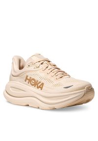 HOKA - Hoka Buty do biegania Bondi 9 1162012 Beżowy. Kolor: beżowy. Materiał: materiał #6