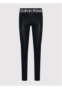 Calvin Klein Underwear Legginsy 701218762 Czarny Slim Fit. Kolor: czarny. Materiał: bawełna, syntetyk
