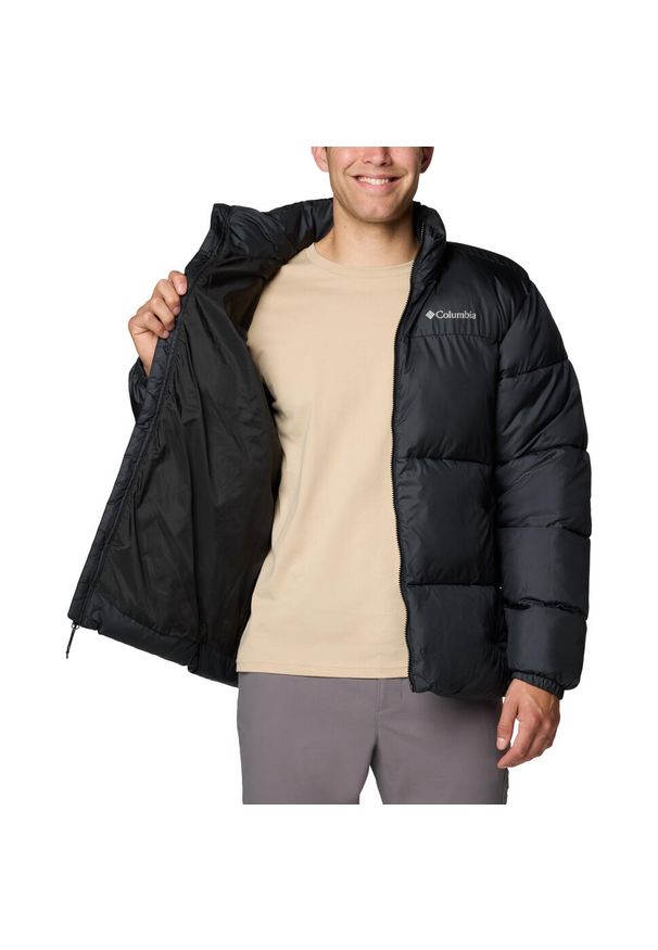 columbia - Kurtka sportowa męska Puffect III Jacket. Kolor: czarny. Materiał: poliester. Sport: turystyka piesza
