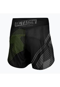 OCTAGON - Spodenki treningowe męskie Octagon Broken Line MMA. Kolor: czarny