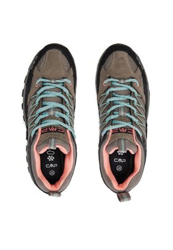 CMP Trekkingi Rigel Low Wmn Trekking Shoes Wp 3Q54456 Brązowy. Kolor: brązowy. Materiał: materiał