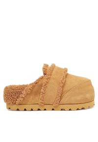 Inuikii Klapki Chunky Loafer 1011.005.0031 Beżowy. Kolor: beżowy. Materiał: zamsz, skóra #1