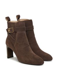 Liu Jo Botki Laila 01 SF5017 PX002 Brązowy. Kolor: brązowy. Materiał: zamsz, skóra #5