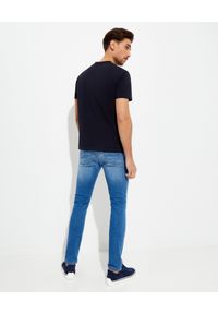 FAY - Jasnoniebieskie jeansy Fay. Kolor: niebieski. Wzór: aplikacja #3