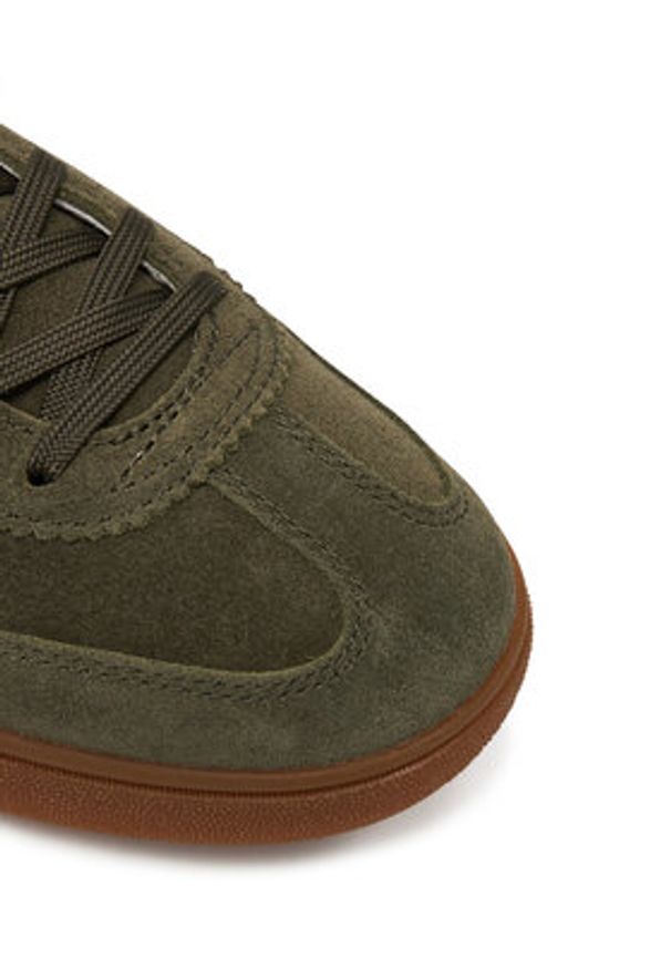 Polo Ralph Lauren Sneakersy Bedford 809967889001 Khaki. Kolor: brązowy. Materiał: skóra, zamsz
