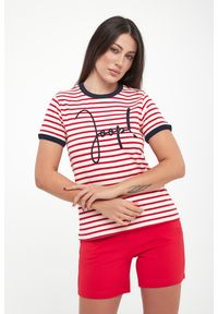 T-shirt damski w paski Trinity JOOP!. Wzór: paski #1