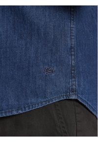 Blend Koszula jeansowa 20715457 Granatowy Regular Fit. Kolor: niebieski. Materiał: jeans, bawełna