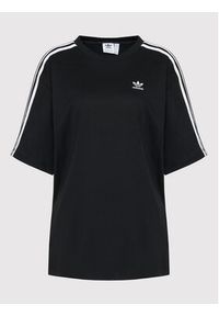Adidas - adidas T-Shirt adicolor Classics H37795 Czarny Oversize. Kolor: czarny. Materiał: bawełna #4