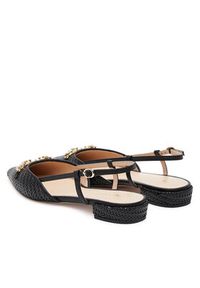 TwinSet - TWINSET Sandały 251TGT052 Czarny. Kolor: czarny. Materiał: skóra