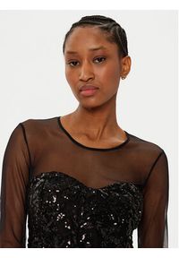 Rinascimento Bluzka CFC0019767002 Czarny Regular Fit. Kolor: czarny. Materiał: syntetyk