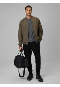 4f - 4F Spodnie dresowe joggery męskie - czarne XXL. Kolor: czarny. Materiał: dresówka. Sport: fitness #1