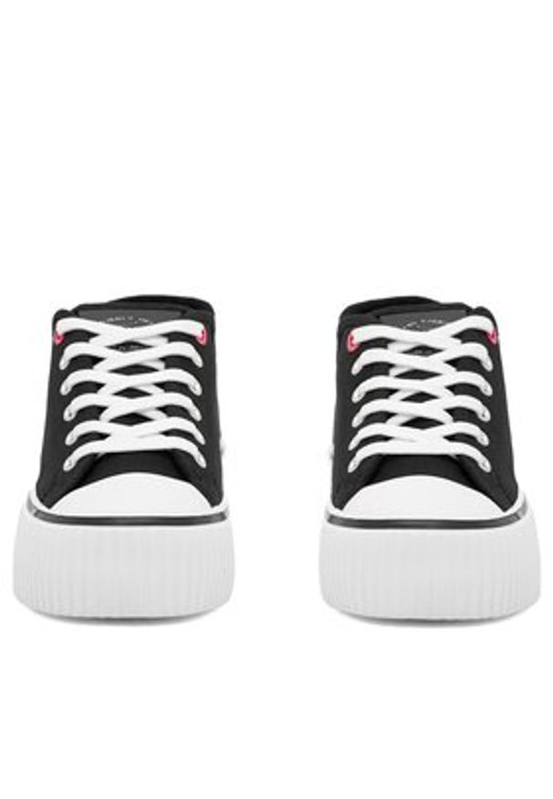 Beverly Hills Polo Club Trampki W-BHPC027M Czarny. Kolor: czarny. Materiał: materiał