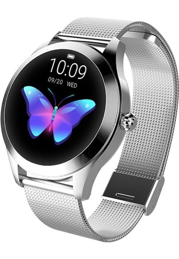 Smartwatch KingWear KW10 Pro Srebrny (wągry). Rodzaj zegarka: smartwatch. Kolor: srebrny