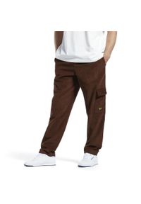 Spodnie Cargo Reebok Classics. Kolor: brązowy. Sport: fitness
