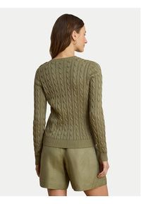 Lauren Ralph Lauren - LAUREN RALPH LAUREN Sweter Montiva 200P14039004 Zielony Regular Fit. Kolor: zielony. Materiał: wiskoza #3