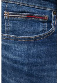 Tommy Jeans Jeansy SCANTON CE131 męskie. Kolor: niebieski