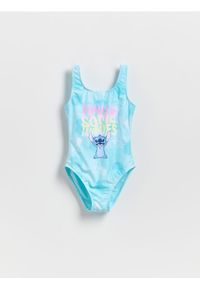Reserved - Jednoczęściowy kostium kąpielowy Lilo i Stitch - jasnoturkusowy. Kolor: turkusowy. Materiał: materiał