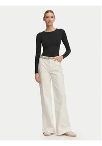 Guess Jeans Spodnie materiałowe W6RA0R WJ051 Kremowy Regular Fit. Kolor: kremowy. Materiał: bawełna #3