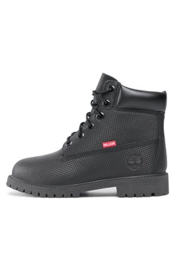 Timberland Trapery 6 In Premium Wp Boot TB0A64850011 Czarny. Kolor: czarny. Materiał: skóra