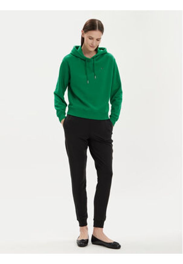 TOMMY HILFIGER - Tommy Hilfiger Bluza Flag WW0WW41245 Zielony Relaxed Fit. Kolor: zielony. Materiał: bawełna