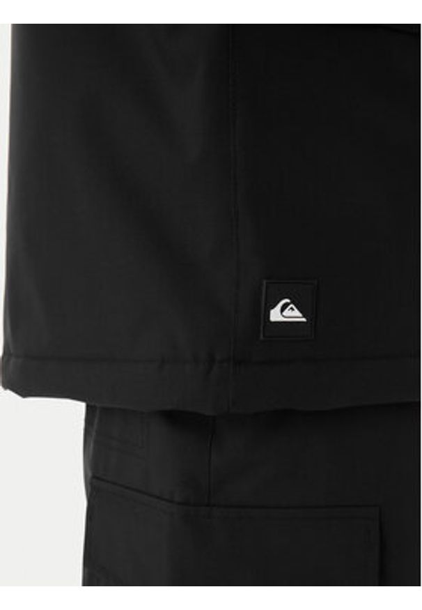 Quiksilver Kurtka narciarska Mission Solid EQYTJ03523 Czarny Regular Fit. Kolor: czarny. Materiał: syntetyk. Sport: narciarstwo
