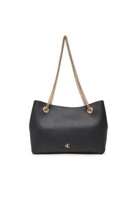 Calvin Klein Torebka Minimal Monogram Shoulder Bag Wi LV04F3205G Czarny. Kolor: czarny