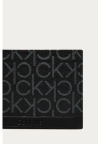 Calvin Klein - Portfel. Kolor: czarny. Materiał: bawełna, materiał, skóra #4