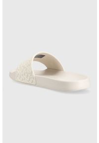 TOMMY HILFIGER - Tommy Hilfiger klapki TH MONOGRAM POOL SLIDE damskie kolor biały FW0FW06987. Kolor: biały. Materiał: materiał. Wzór: gładki #4