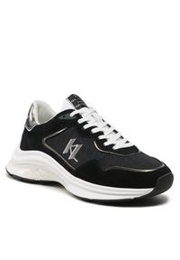 Karl Lagerfeld - KARL LAGERFELD Sneakersy KL53165 Czarny. Kolor: czarny. Materiał: materiał