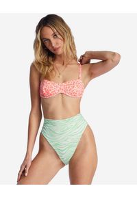 Dół od bikini Billabong Lei Low Rev Rise dwustronne. Kolor: różowy. Materiał: poliester, elastan #2