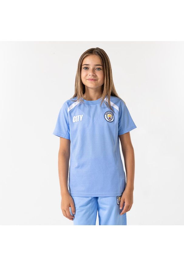 MANCHESTER CITY - Koszulka Domowa Manchester City dla Dzieci 25/26. Kolor: niebieski. Sport: piłka nożna