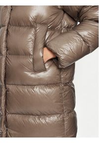 Hetrego - Hetregó Kurtka puchowa Tara 8N728 Beżowy Regular Fit. Kolor: beżowy. Materiał: syntetyk #6