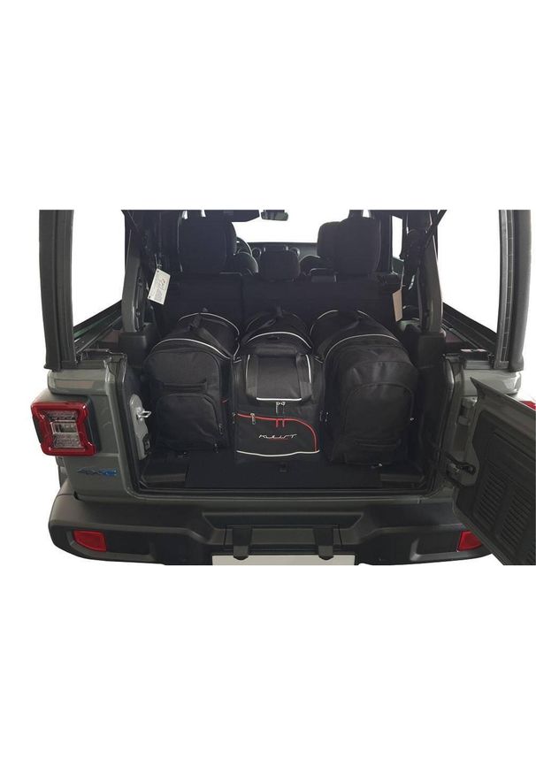 KJUST - Torby Do Bagażnika Jeep Wrangler Phev 2021+ 4Szt Kjust. Kolor: czarny. Styl: sportowy