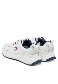 Tommy Jeans Sneakersy Tjm Runner EM0EM01581 Écru. Materiał: skóra #3