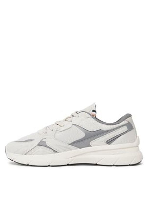 BOSS - Boss Sneakersy Owen 50504238 10254496 01 Beżowy. Kolor: beżowy. Materiał: zamsz, skóra