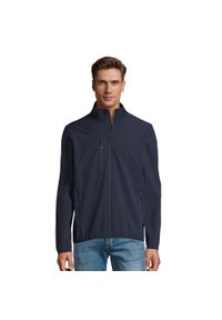 SOL'S - Męska Kurtka Radian Soft Shell. Kolor: niebieski
