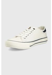 Wrangler tenisówki Ray Pocket męskie kolor biały. Nosek buta: okrągły. Zapięcie: sznurówki. Kolor: biały. Materiał: guma #4
