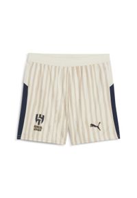 Puma - Młodzieżowe szorty KIDSUPER × AL-HILAL SFC PUMA Alpine Snow Club Navy White Blue. Kolor: niebieski, wielokolorowy, biały. Sezon: lato. Sport: piłka nożna