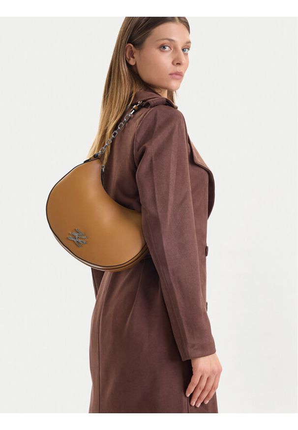 Karl Lagerfeld - KARL LAGERFELD Torebka A2W30019 Brązowy. Kolor: brązowy. Materiał: skórzane