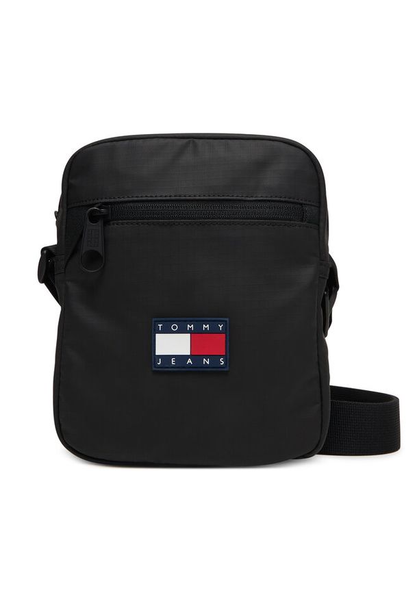 Saszetka Tommy Jeans. Kolor: czarny