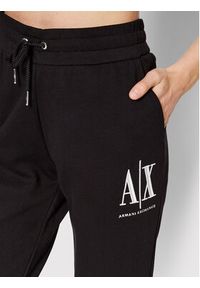 Armani Exchange Spodnie dresowe 8NYPCX YJ68Z 1200 Czarny Regular Fit. Kolor: czarny. Materiał: bawełna #3