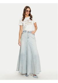 Guess T-Shirt V5RI05 J1314 Écru Regular Fit. Materiał: bawełna #3