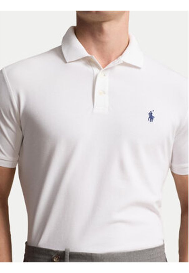 Polo Ralph Lauren Polo 710941439002 Biały Regular Fit. Typ kołnierza: polo. Kolor: biały. Materiał: bawełna