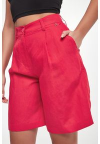 Twinset Milano - Szorty damskie lniane TWINSET ACTITUDE. Materiał: len #5