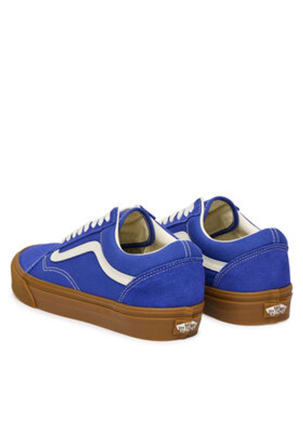 Vans Tenisówki Old Skool VN000D7ZFRX1 Niebieski. Kolor: niebieski. Materiał: zamsz, skóra
