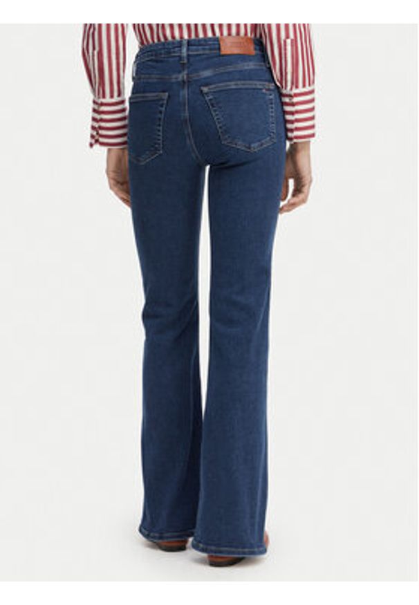 TOMMY HILFIGER - Tommy Hilfiger Jeansy WW0WW48565 Niebieski Flare Fit. Kolor: niebieski